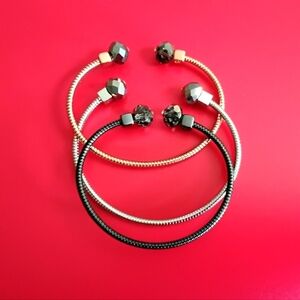 Gold Black, Gold Rose Premier Designs 3 Bracelets